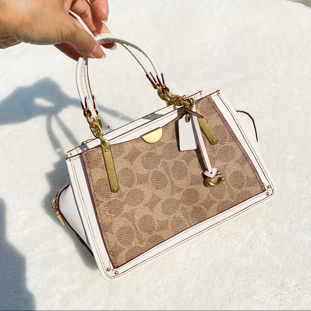 NWT Coach Dreamer 21 in Signature Canvas & Leather